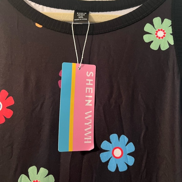 Floral print bodycon tank dress 🌸🌻🌺🌼 - Picture 3 of 6